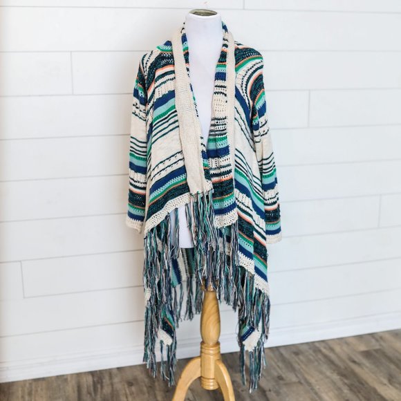 Anthropologie Sweaters - Anthropologie La Fee Verte Open Aztec Cardigan